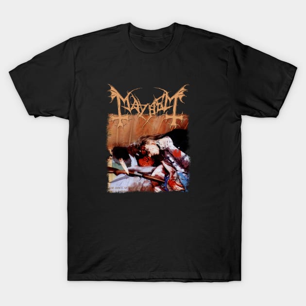 Mayhem band shirt on sale